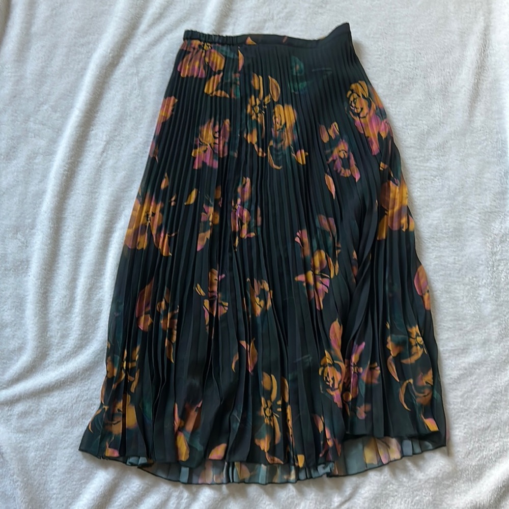 Long floral skirt